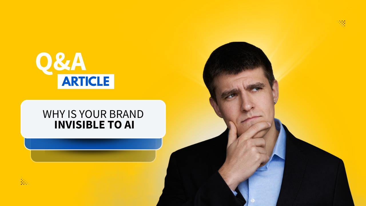Why your brand is not showing up in ChatGPT or Perplexity answers when you rank on Google