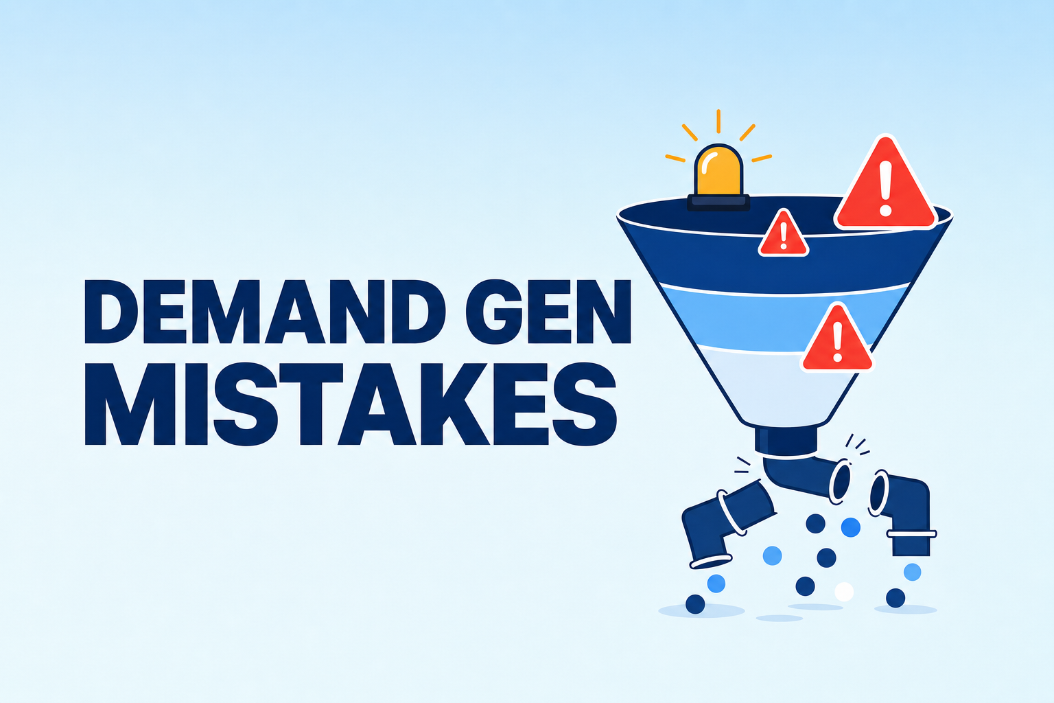 Top 10 Demand generation mistakes costing you pipeline