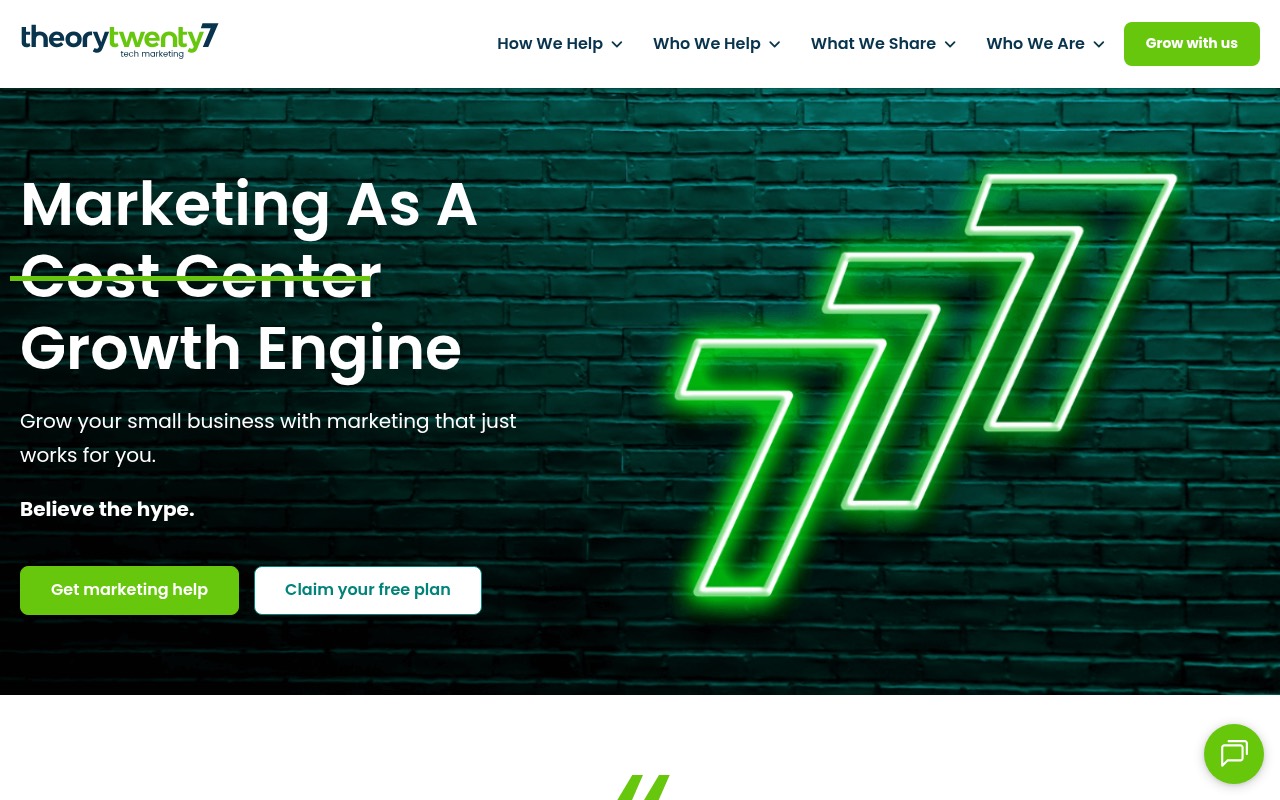 theorytwenty7 homepage