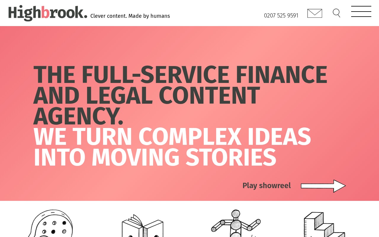 Highbrook Media homepage