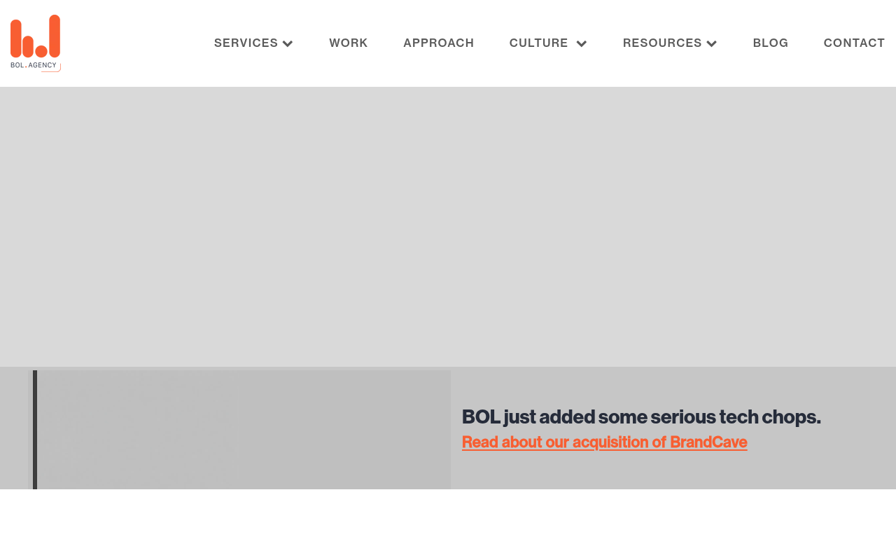 BOL Agency homepage