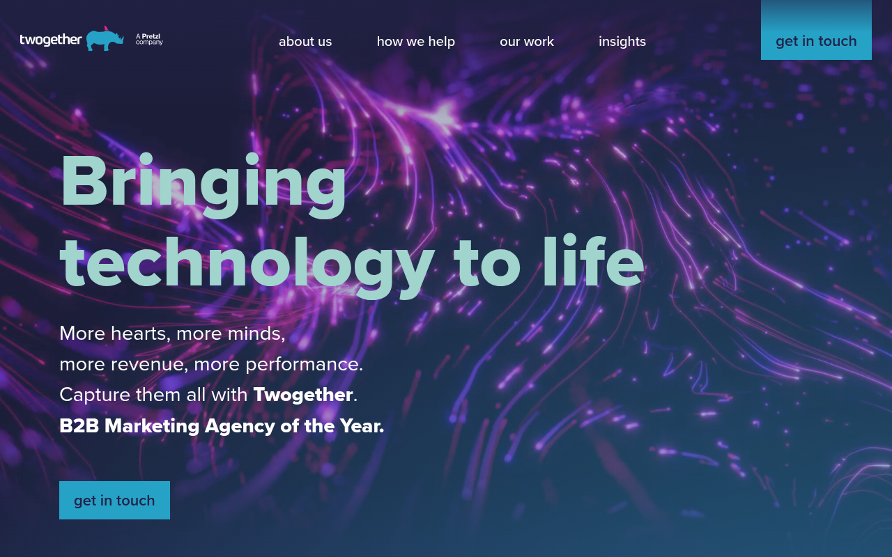 Twogether homepage