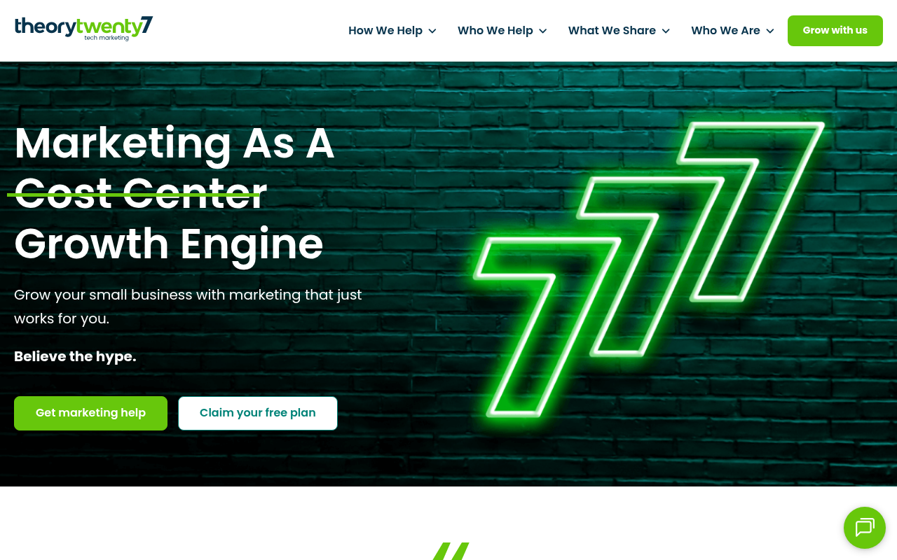 theorytwenty7 homepage