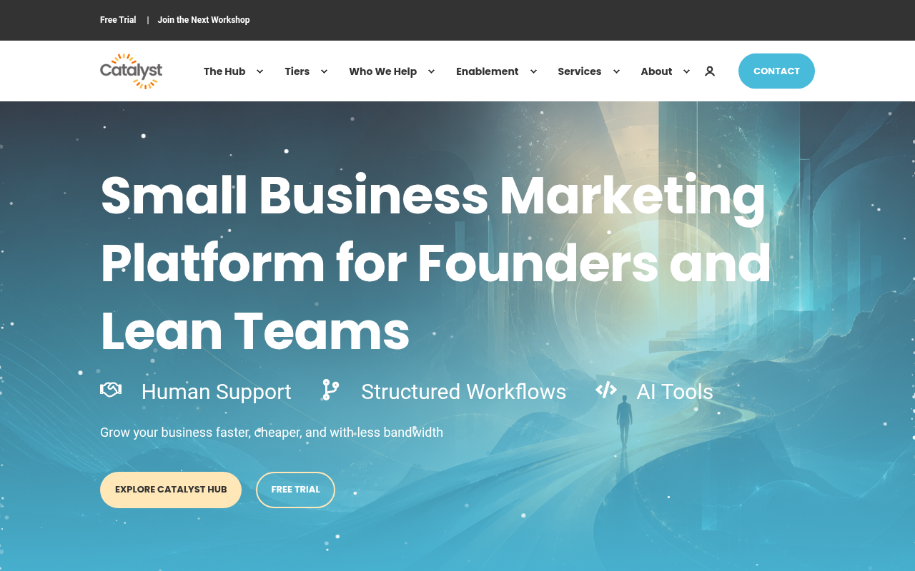 Catalyst homepage