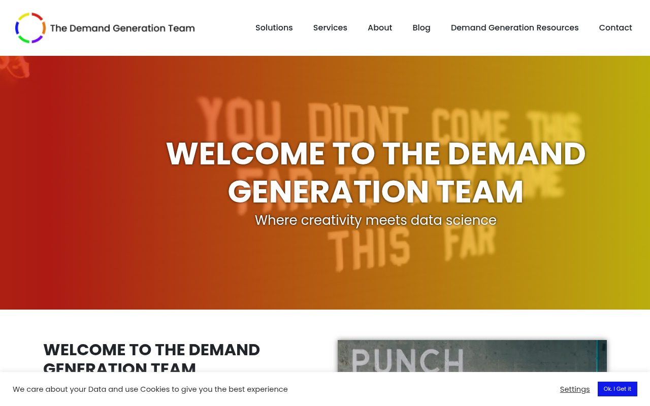 The Demand Generation Team homepage