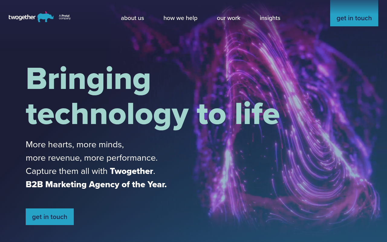 Twogether homepage