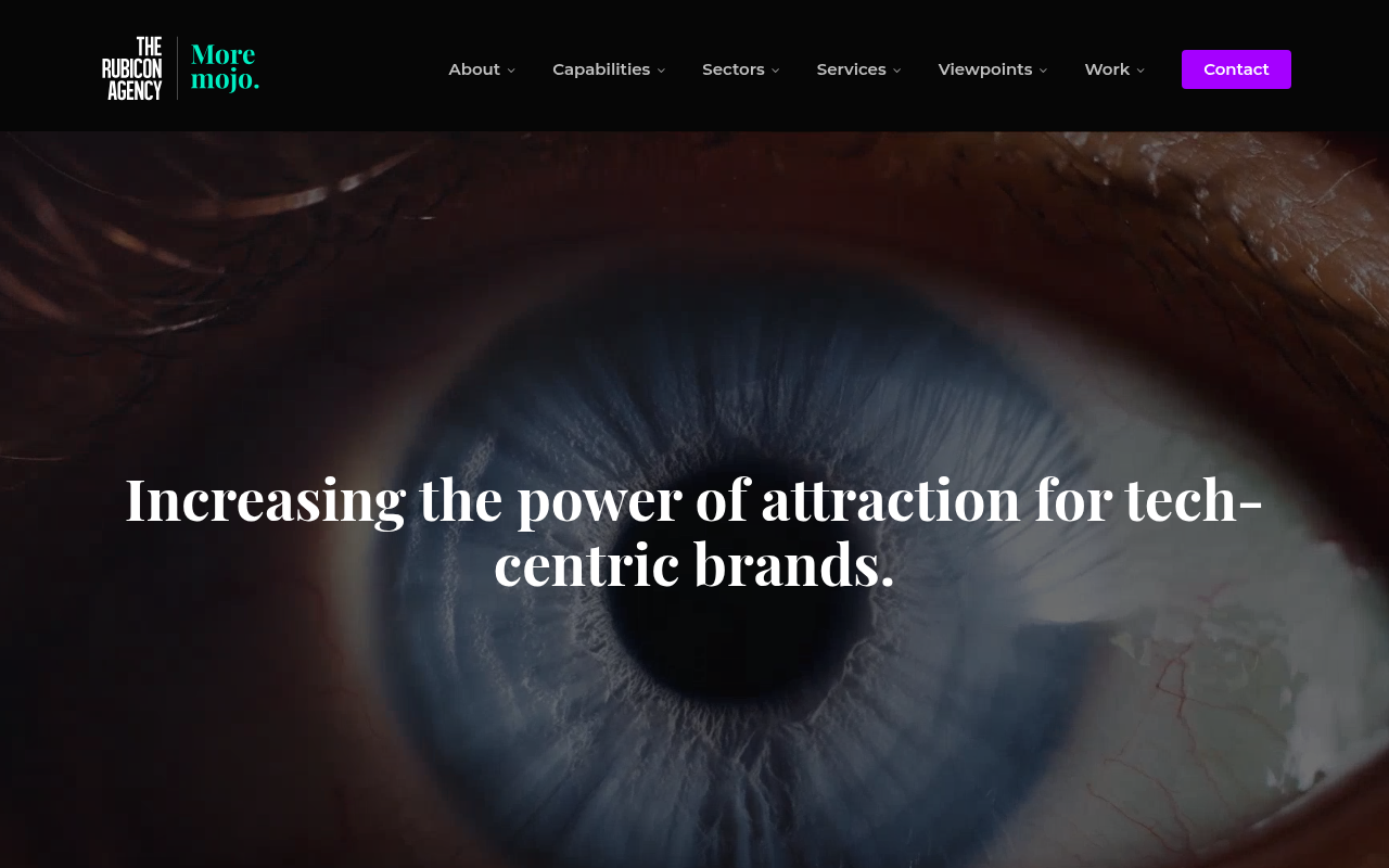 The Rubicon Agency homepage