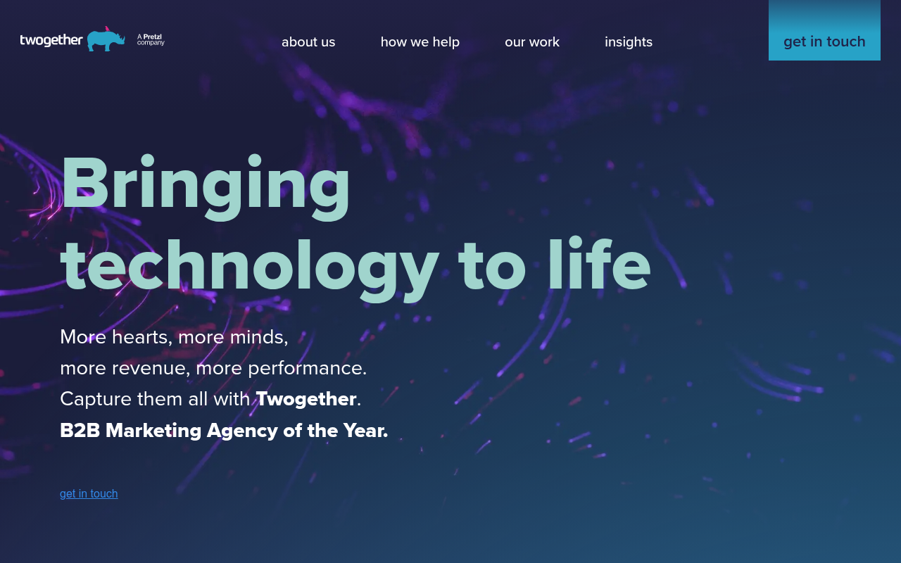 Twogether homepage