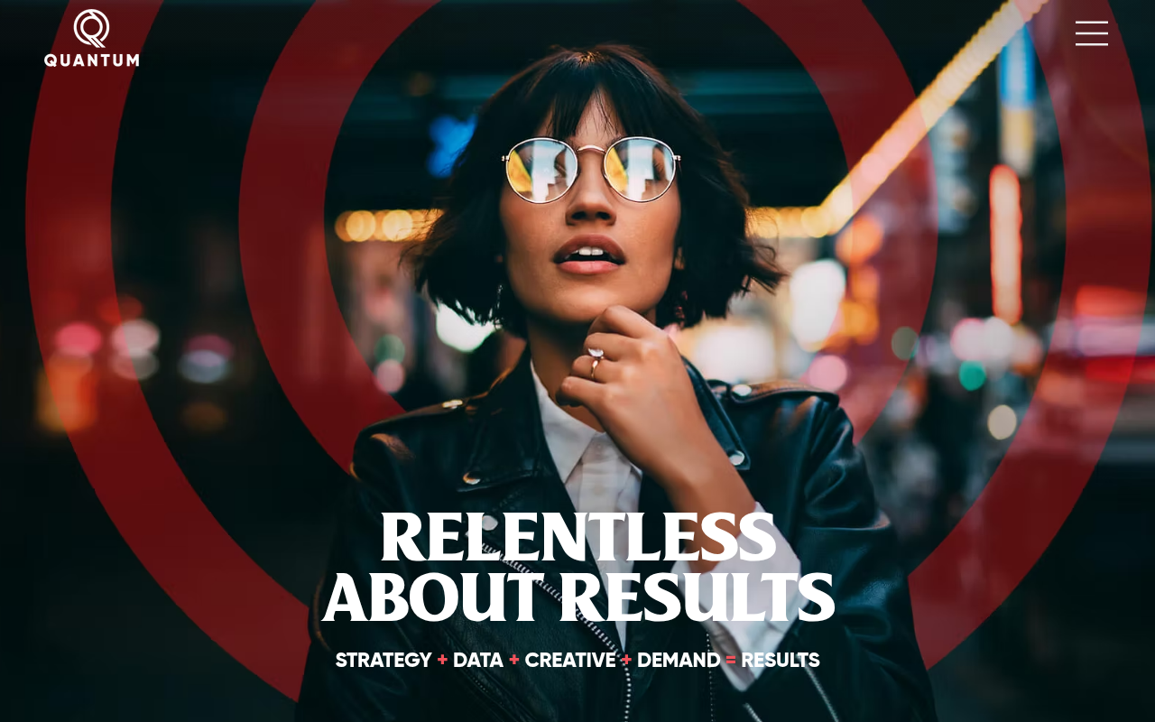 Quantum Marketing homepage