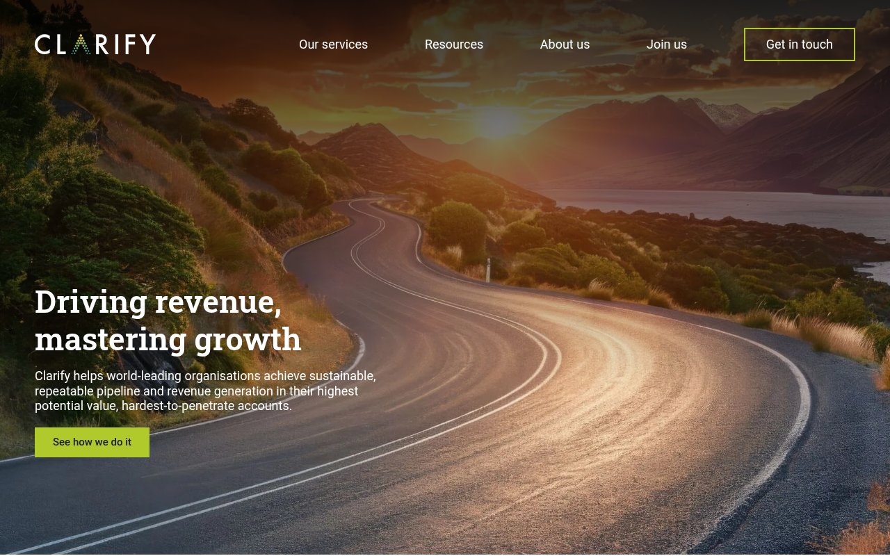 Clarify homepage