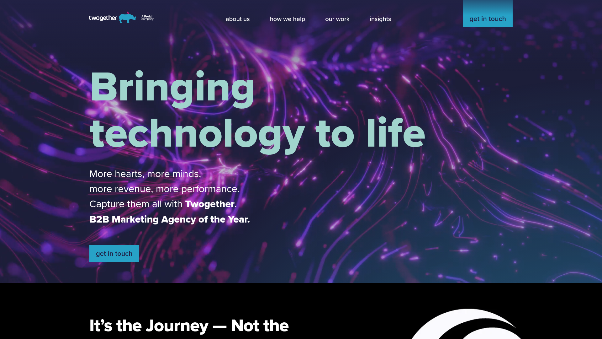 Twogether homepage