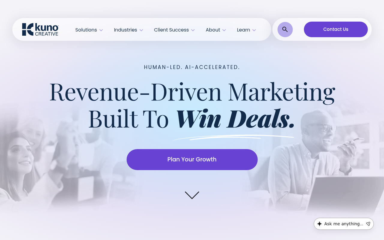 Kuno Creative homepage