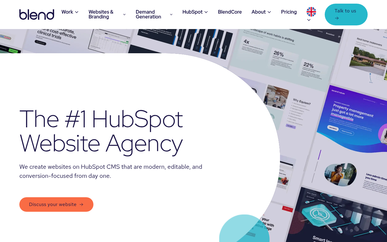 Blend homepage