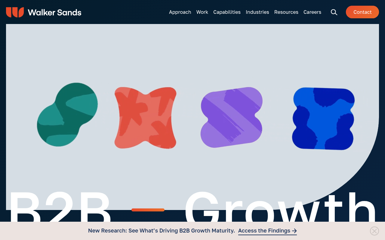 Walker Sands homepage