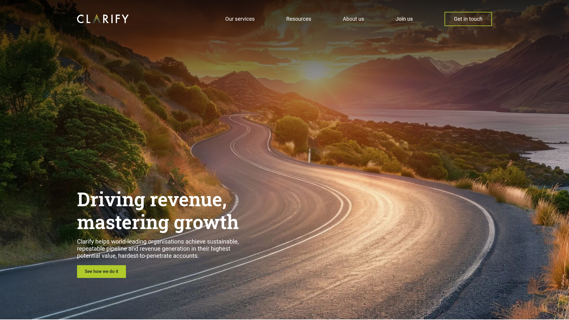 Clarify homepage