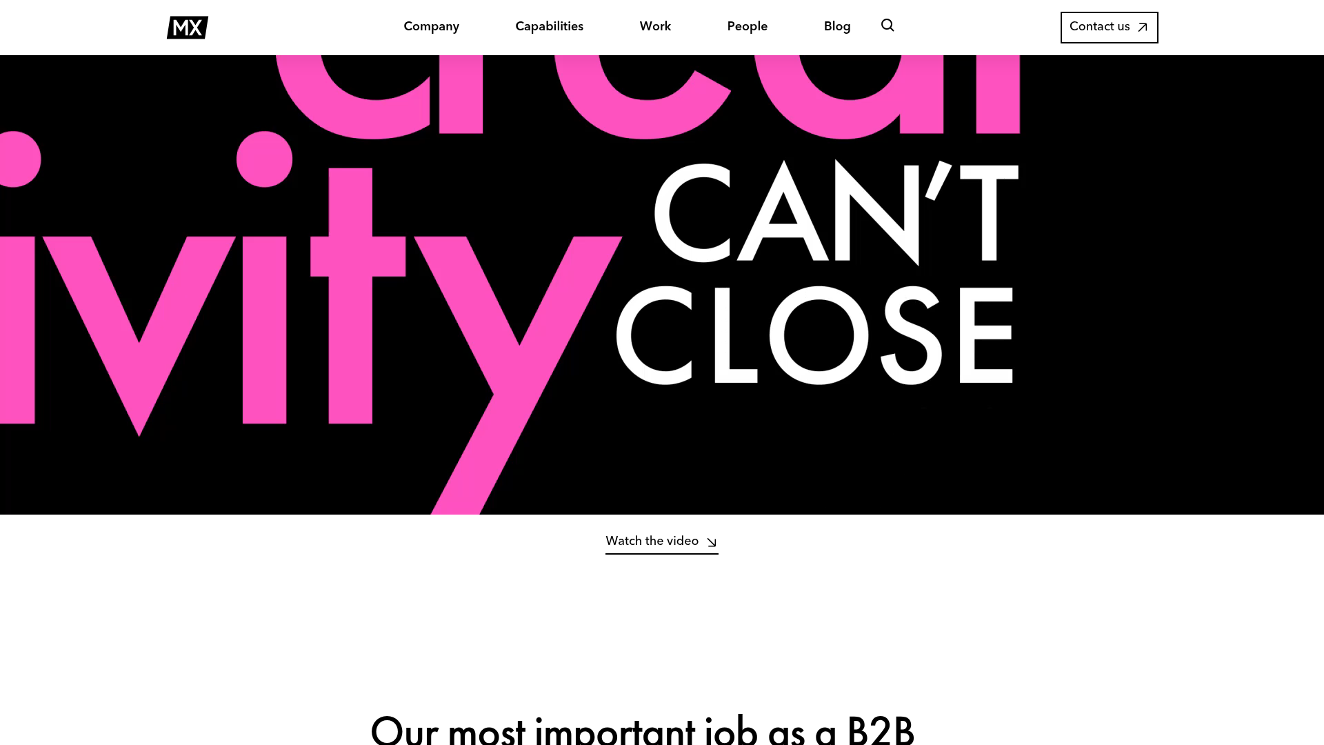 The Mx Group homepage