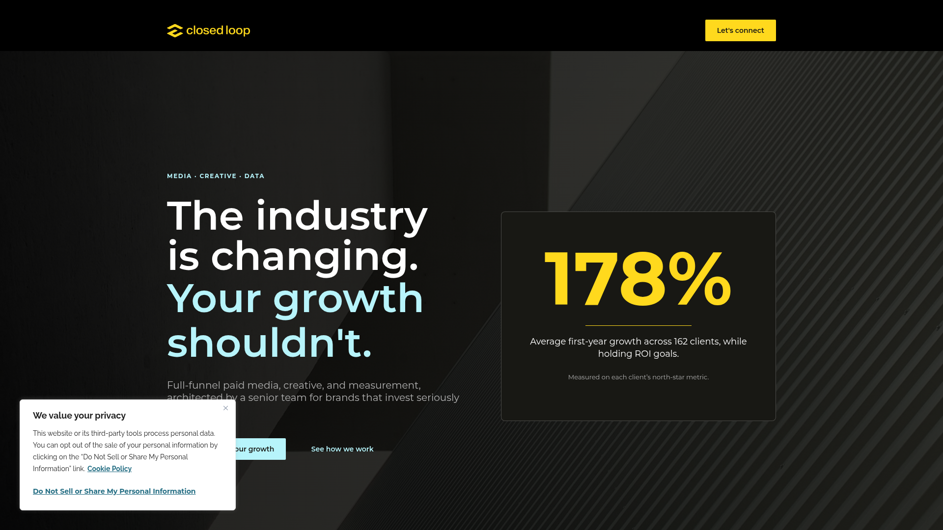 Closed Loop homepage