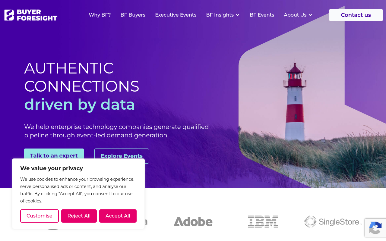 BuyerForesight homepage