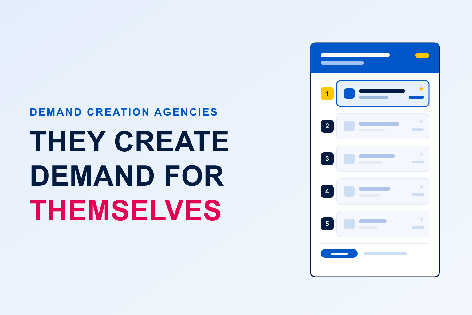 The best demand generation agencies for creating demand rather than capturing it in 2026
