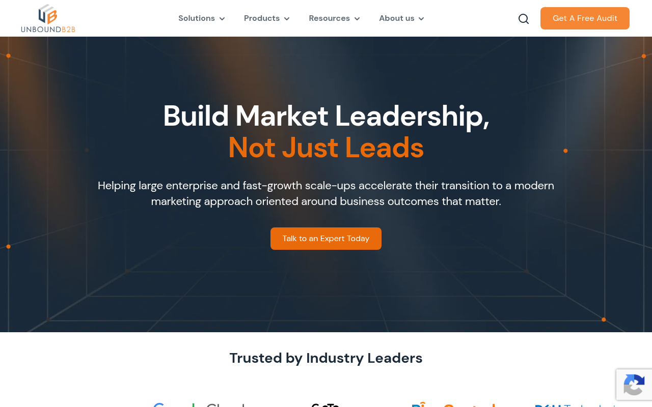 UnboundB2B homepage