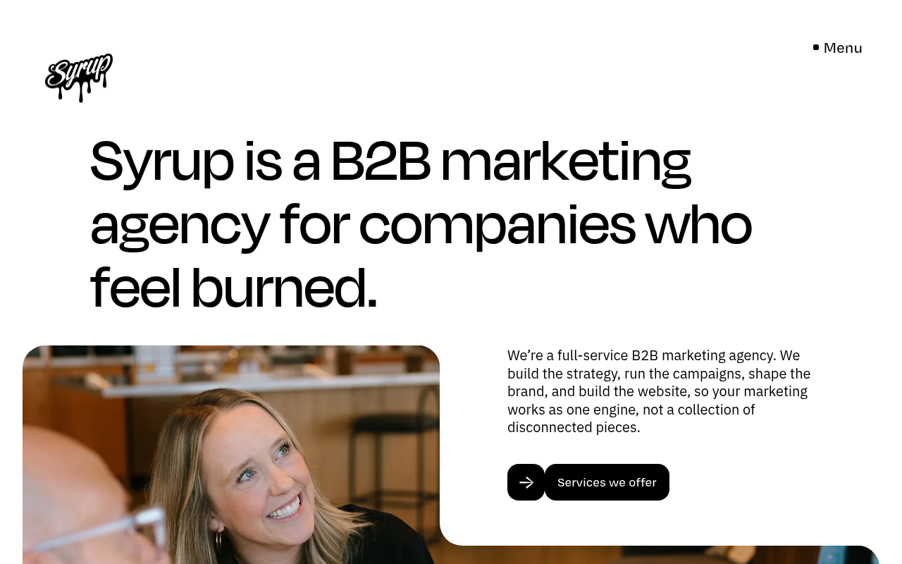 Syrup homepage