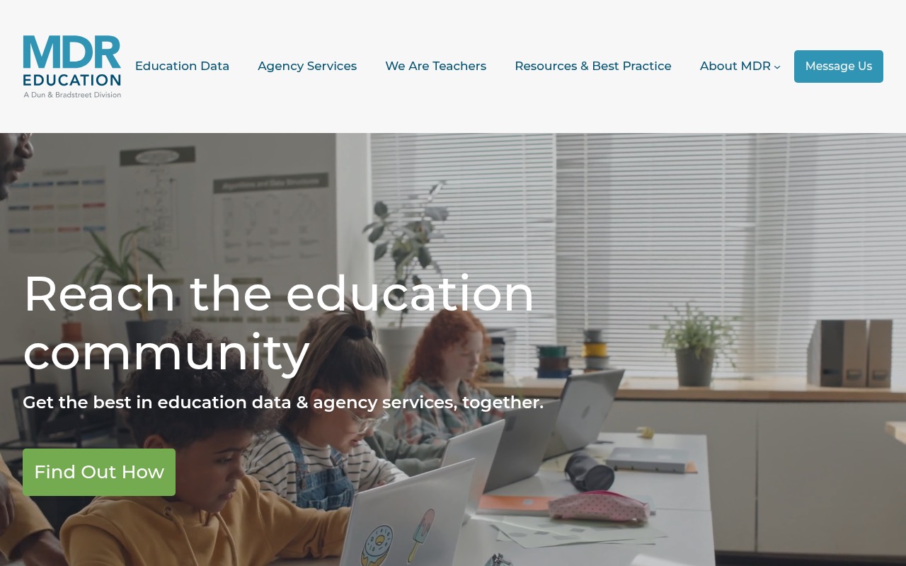 MDR Education homepage
