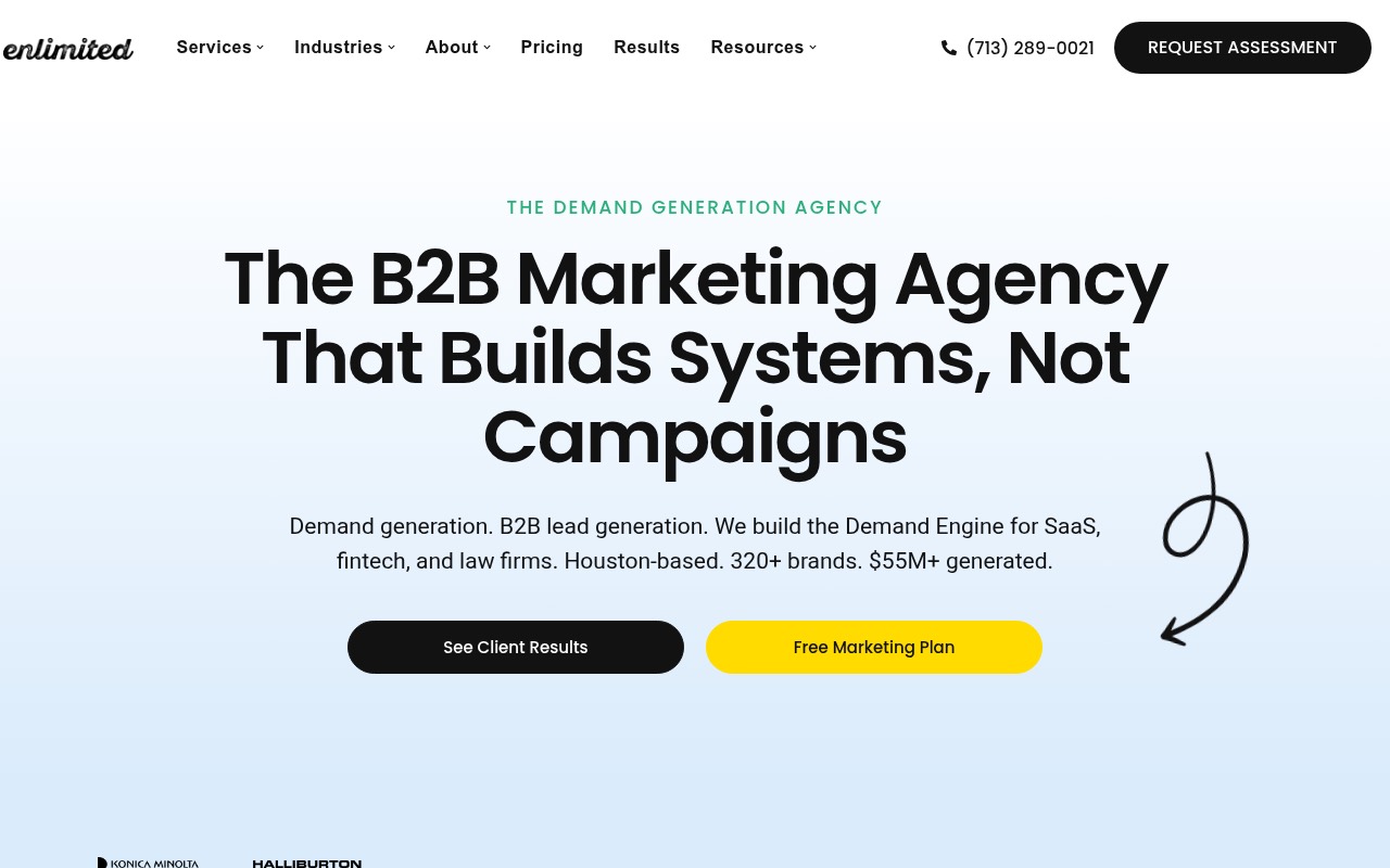 Enlimited homepage