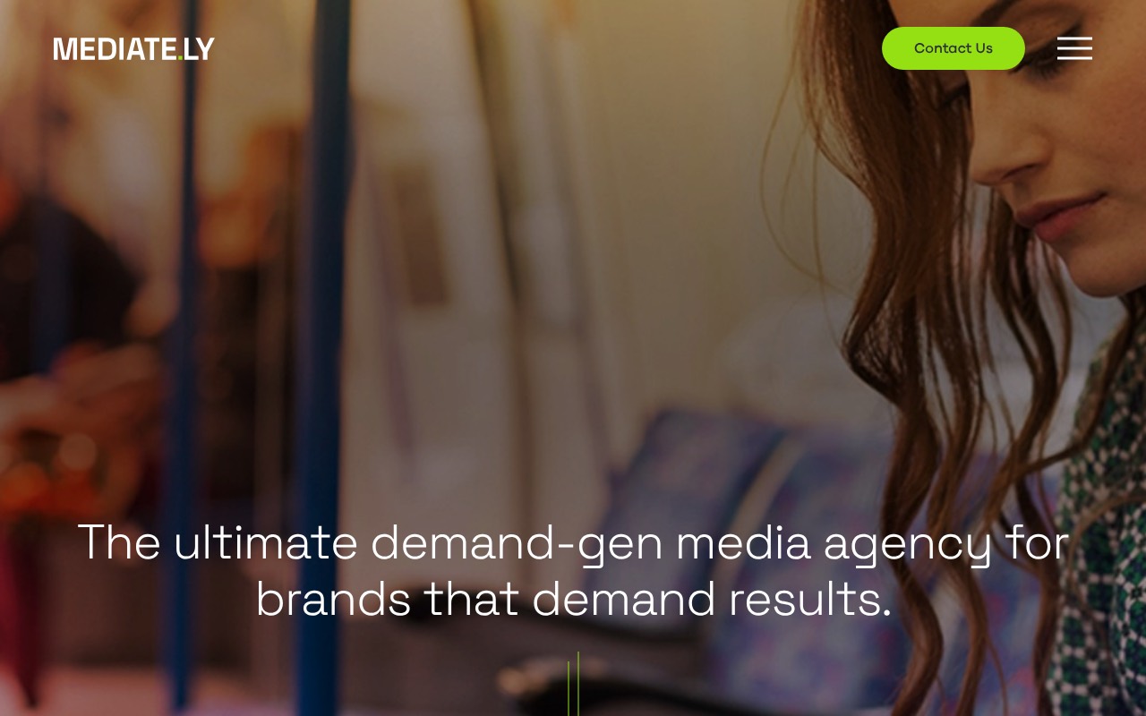 Mediate.ly homepage