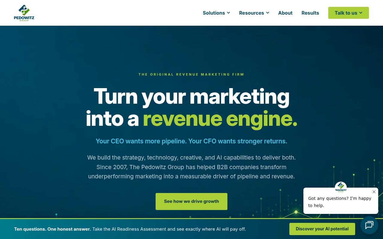 The Pedowitz Group homepage