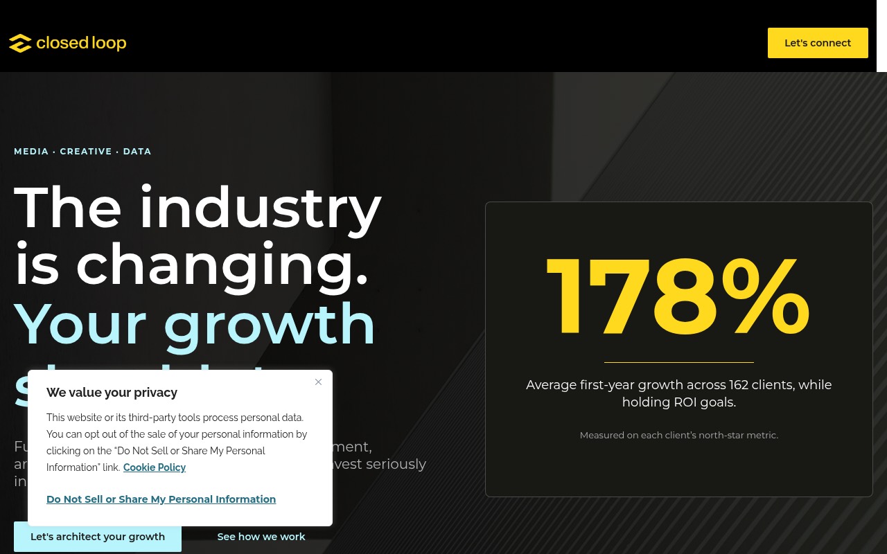 Closed Loop homepage