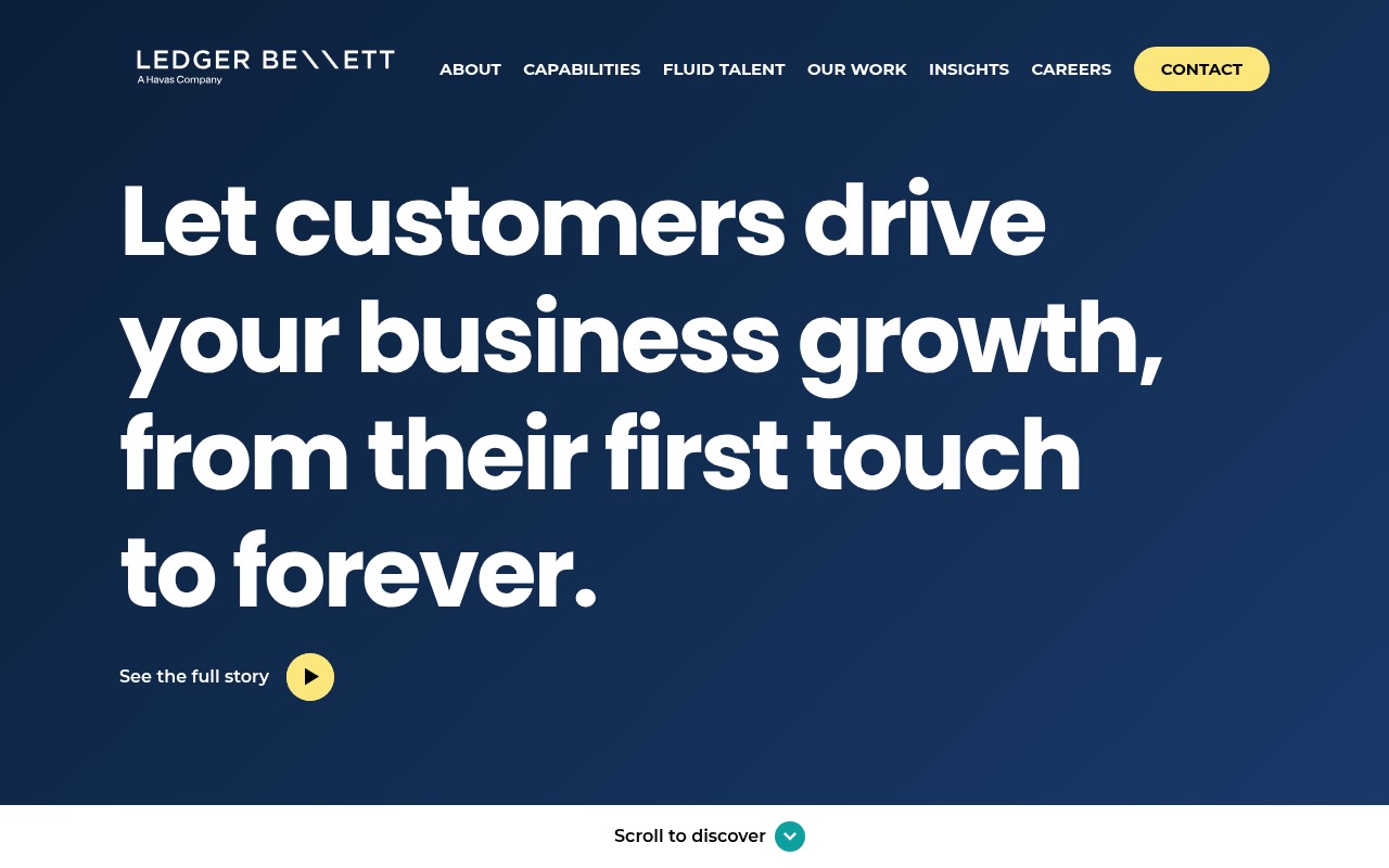 Ledger Bennett homepage