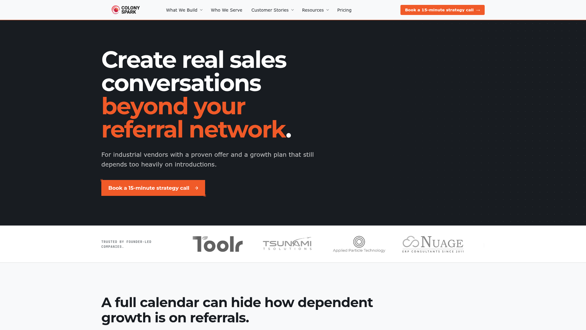 Colony Spark homepage