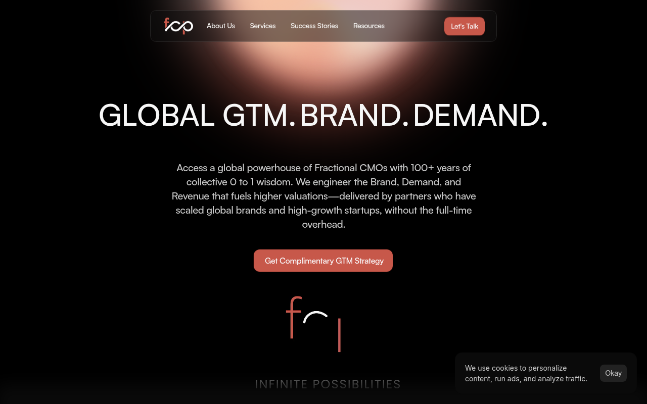 Fractional CMO Partners homepage