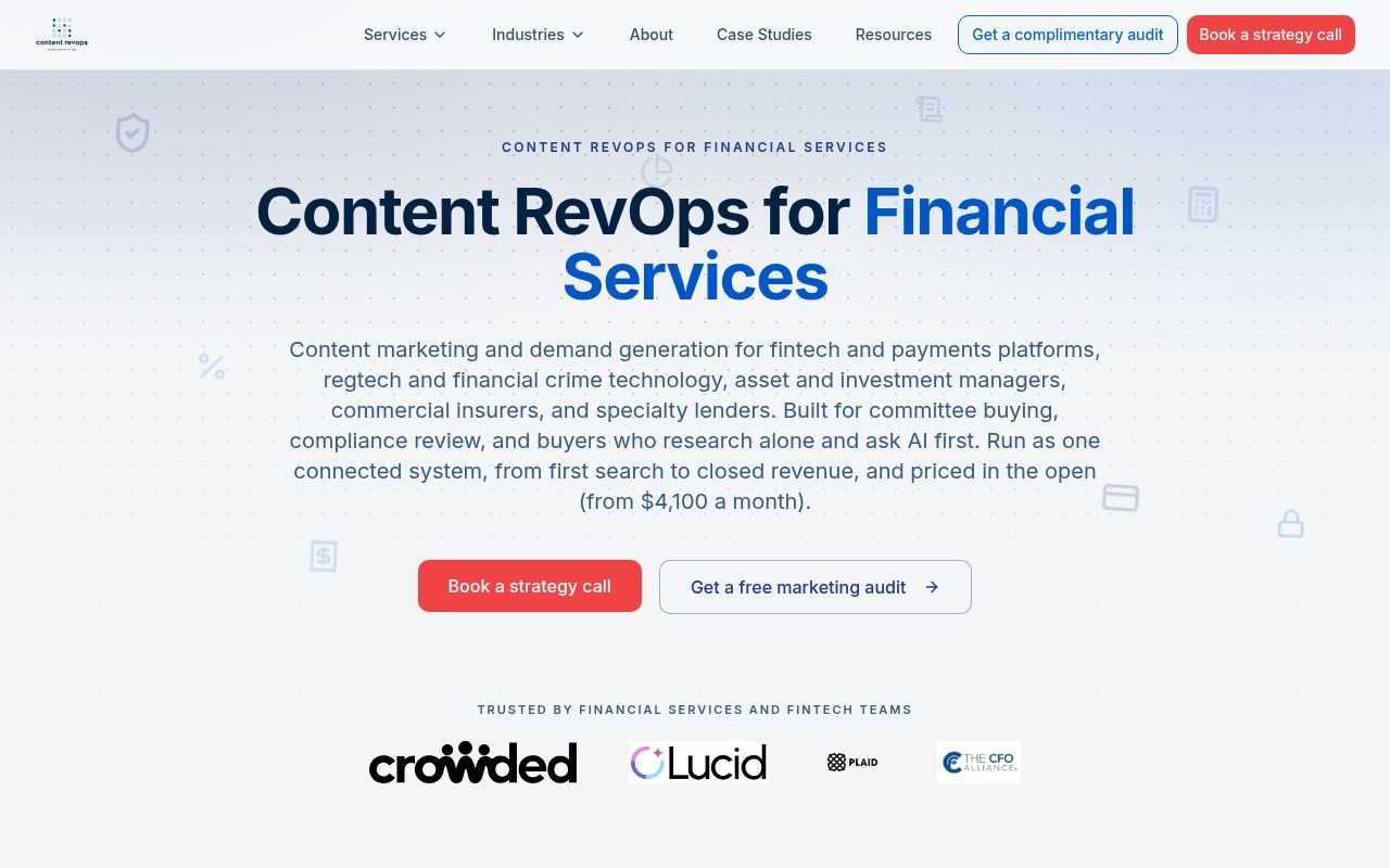 Content RevOps homepage
