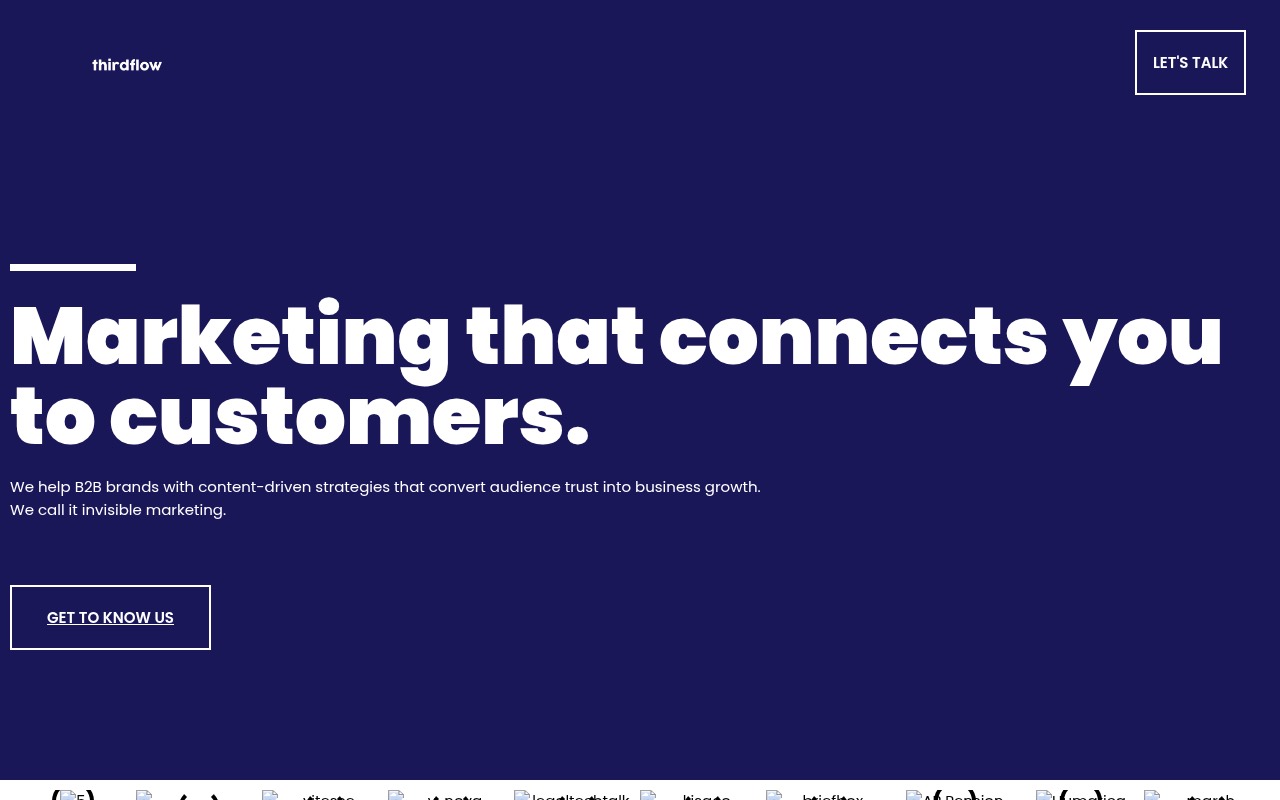 Thirdflow homepage