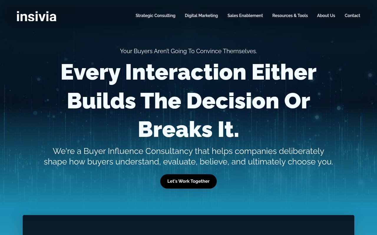 Insivia homepage