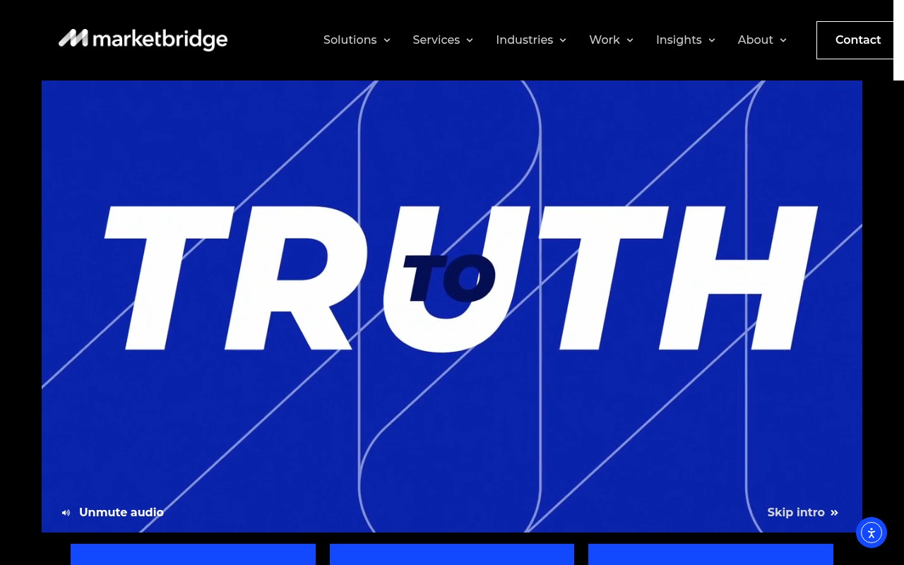 Marketbridge homepage