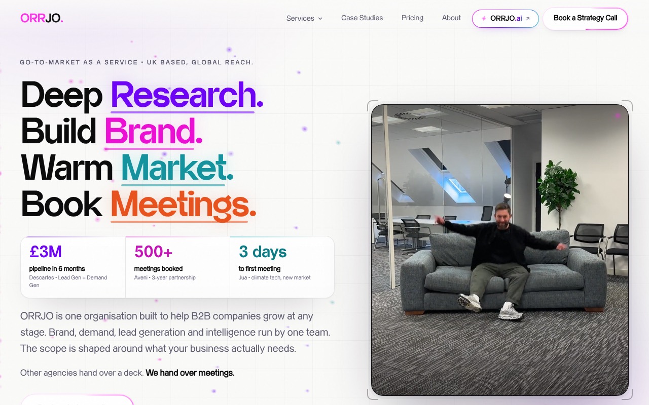 ORRJO homepage