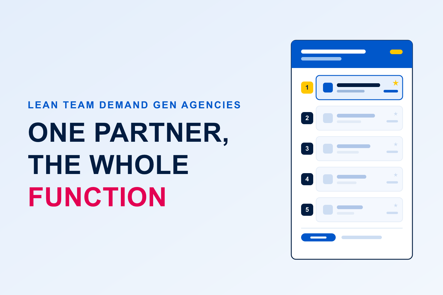 The best demand generation agencies for lean marketing teams in 2026