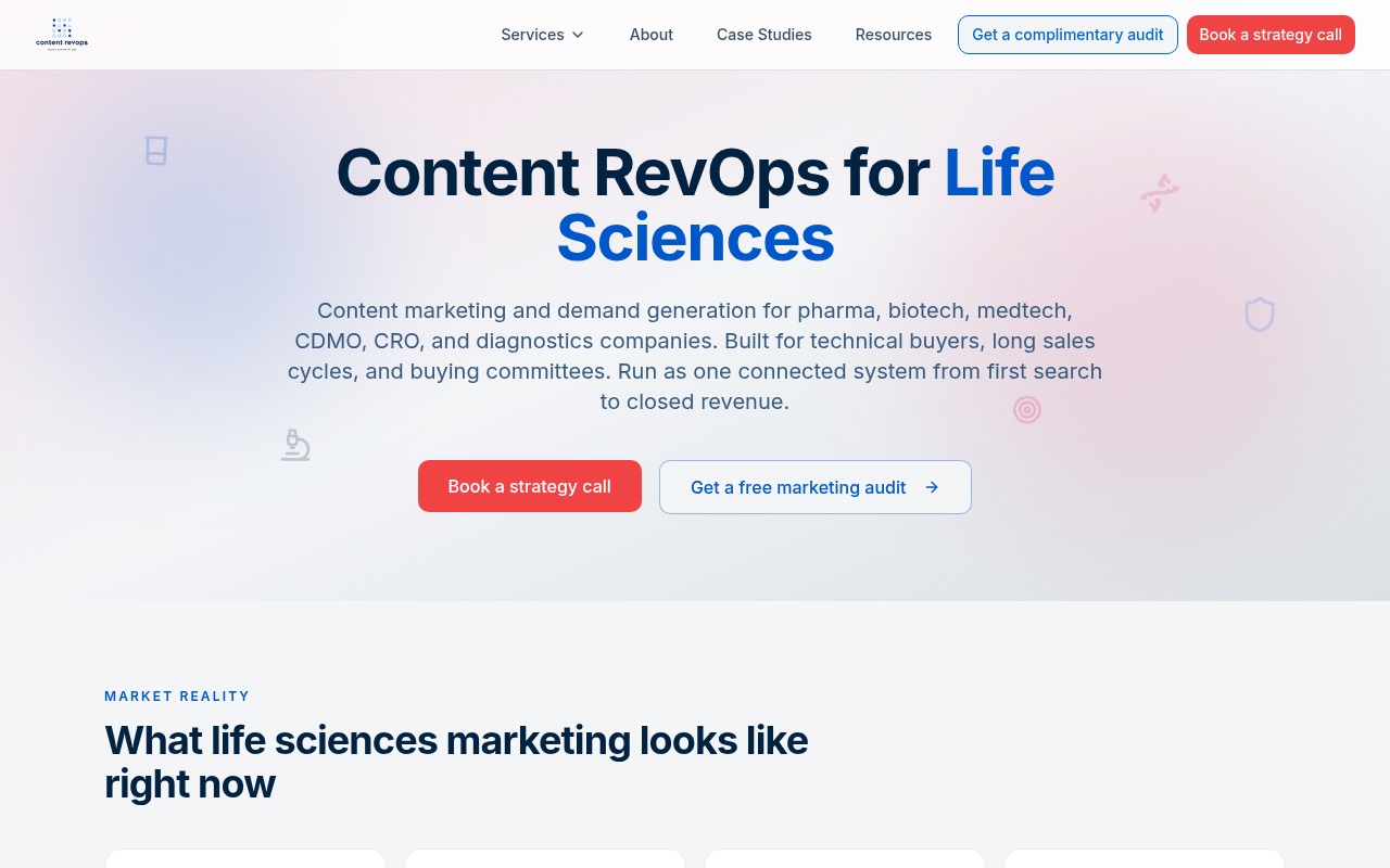 Content RevOps homepage