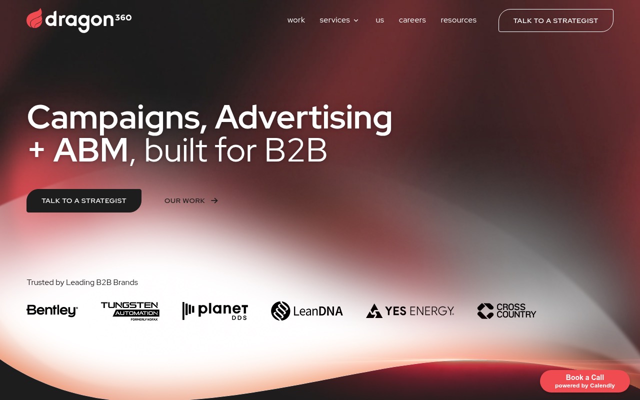 Dragon360 homepage