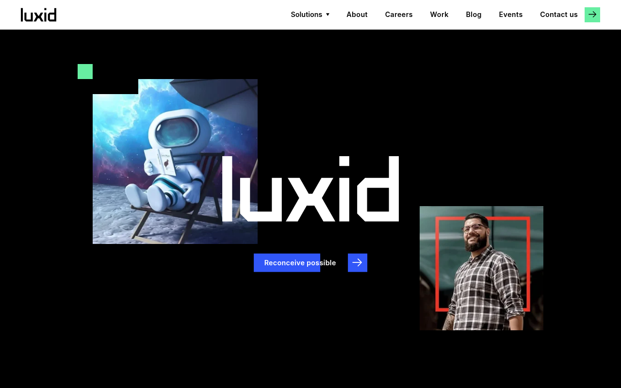 Luxid (formerly TriComB2B) homepage