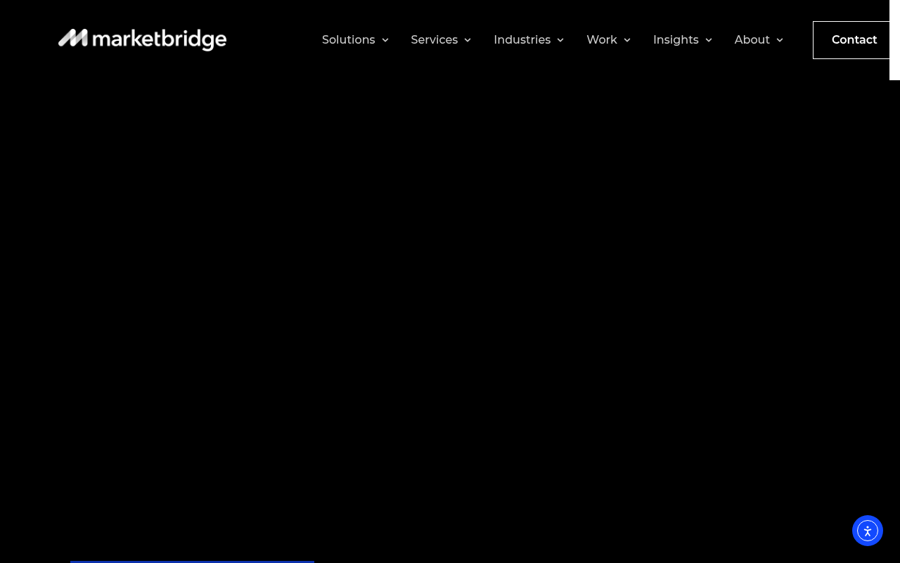Marketbridge homepage