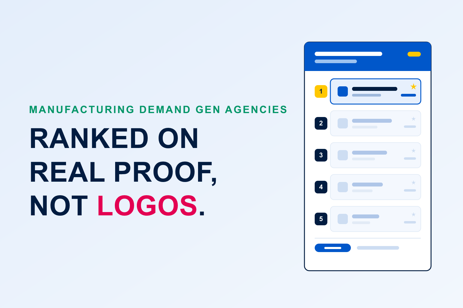 The best B2B demand generation agencies for manufacturers in 2026
