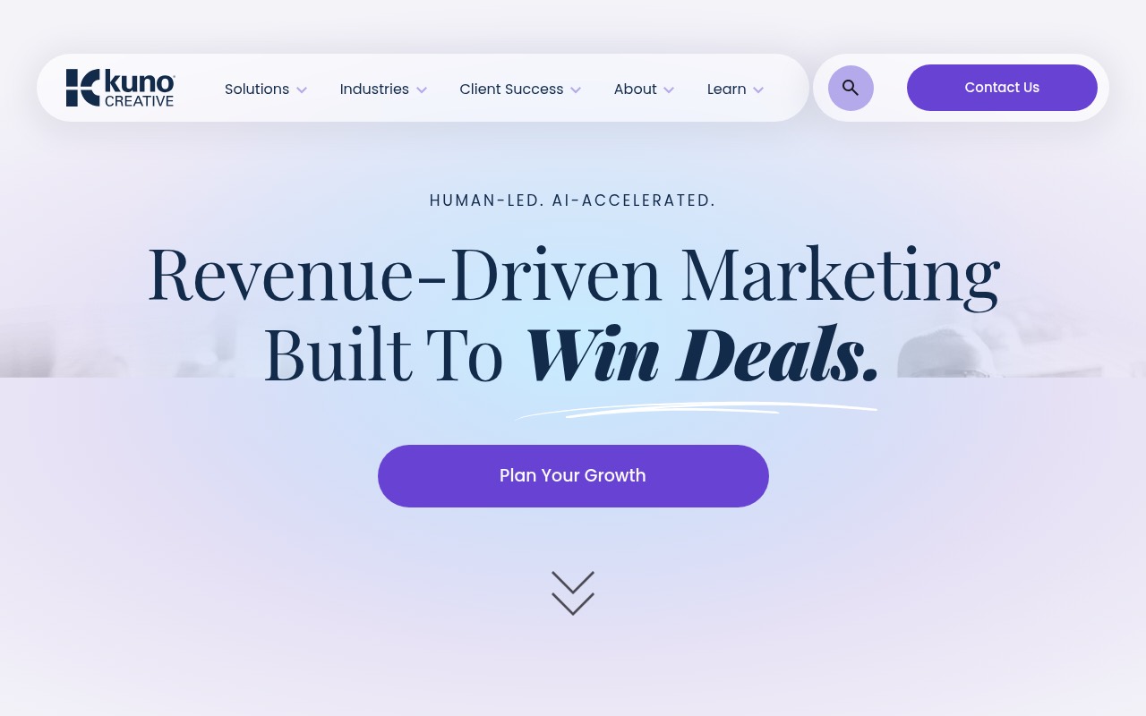 Kuno Creative homepage