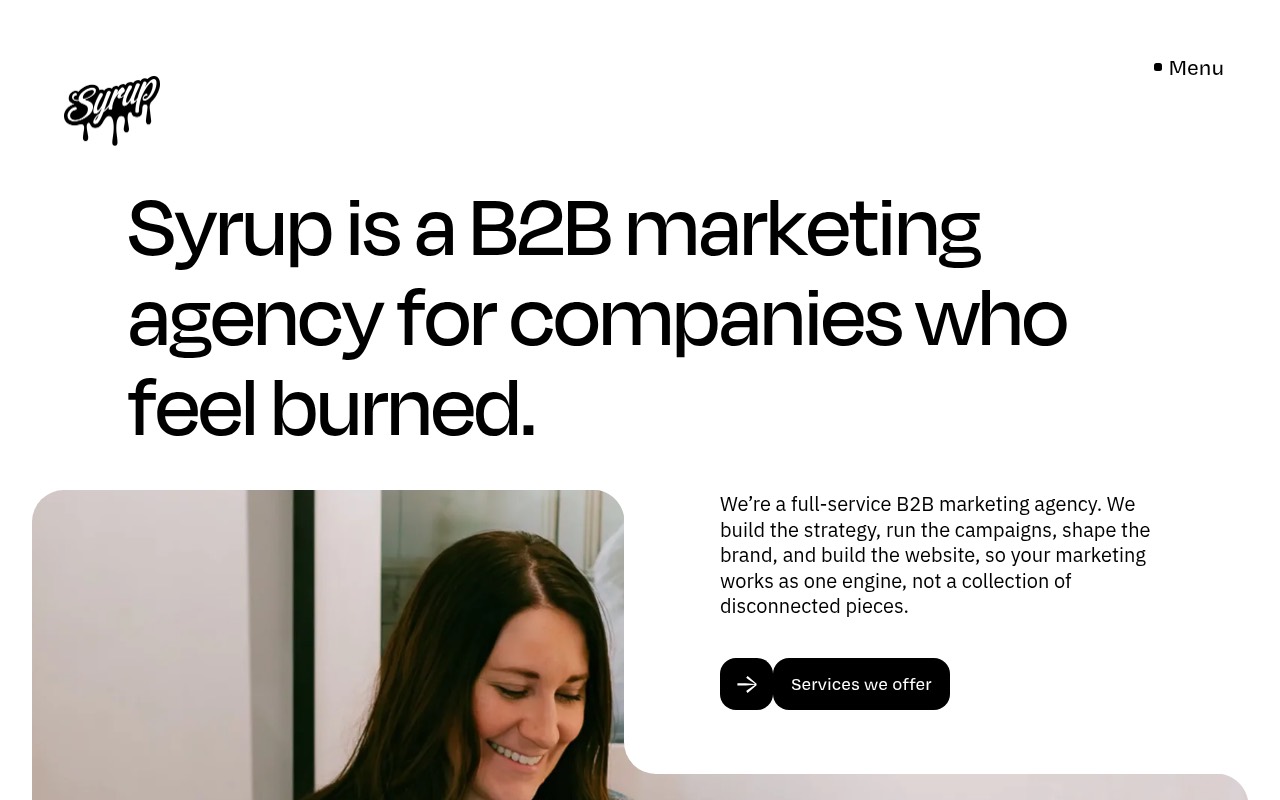 Syrup homepage