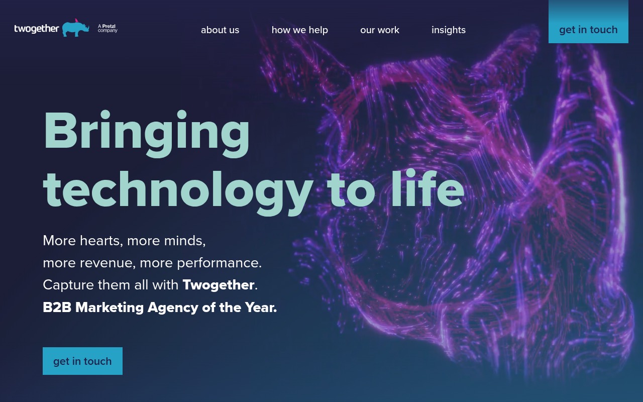 Twogether homepage