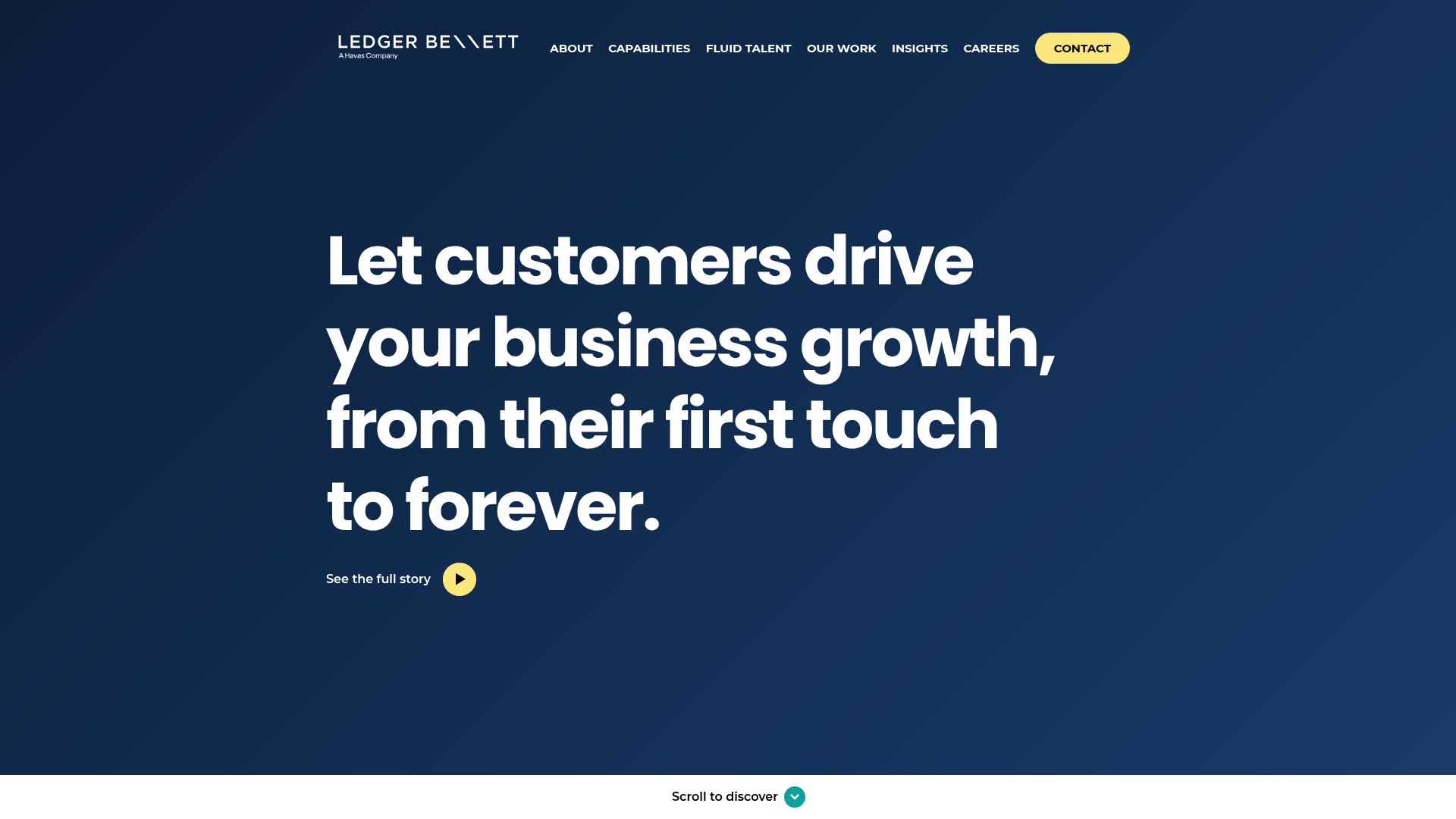 Ledger Bennett homepage