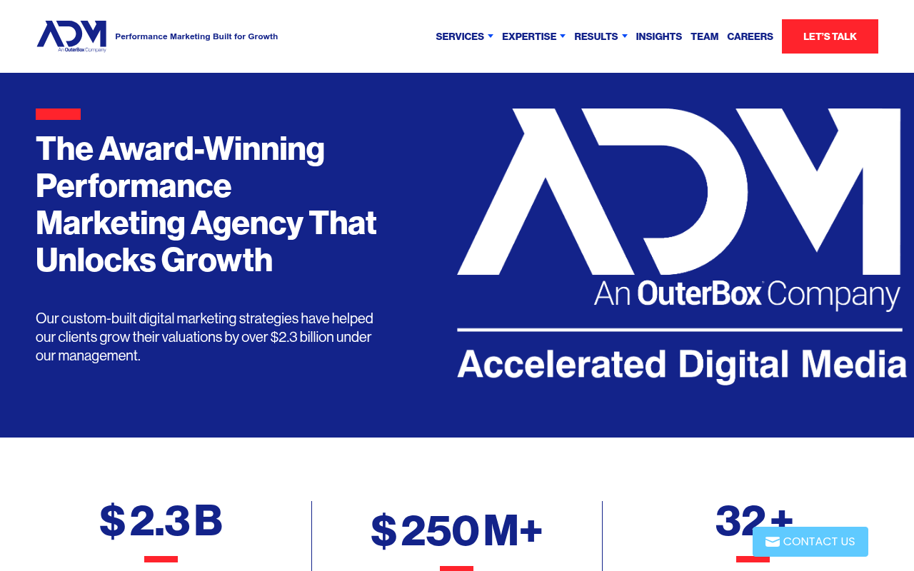 Accelerated Digital Media homepage