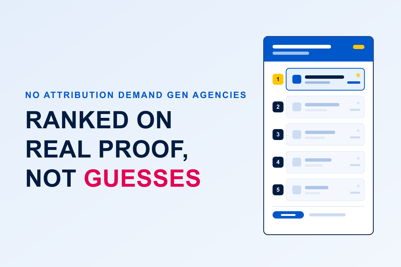 The best demand generation agencies for companies with no attribution in 2026
